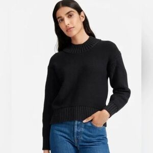 Everlane Texture Cotton Cable Sweater | XS